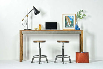 171613626:Torjin Square Bar Height Dining Table & 2 Stools in Brown, Image 1