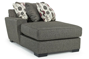 158942333:Oracle 1 Arm Chaise in Titanium, Left Facing, Image 1