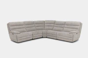 BRYANT010:Bryant 5 Piece 2 Power Sectional, Angled