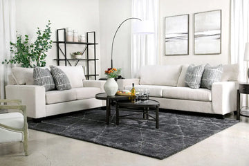 CARLSBADS:Carlsbad Sofa & Loveseat, Styled