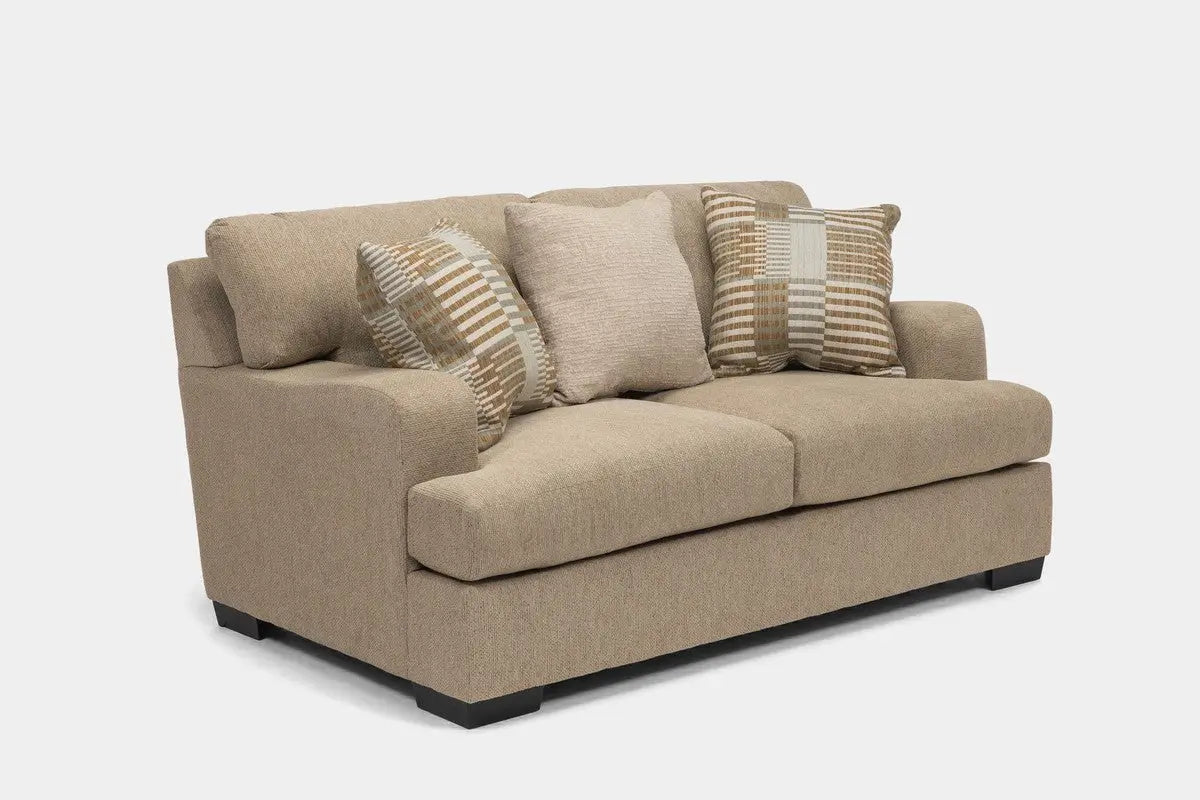 Celine Loveseat In Premier Taupe | Loveseats | Living Room – Mor Furniture