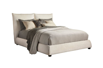 CUMULUS01:Cumulus Upholstered Bed, Angled