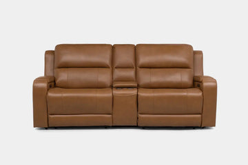 HARRIS001:Harris 2 Power Console Loveseat, Front