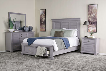 JAMES0007:Jamestown Storage Bed & Dresse,