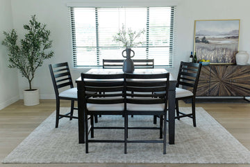 LINCOLN30:Lincoln Counter Height Dining , StyledFront