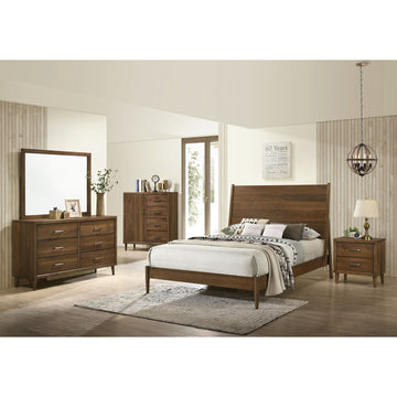 MALIBU052:Malibu Panel Bed & Dresser & M, Styled
