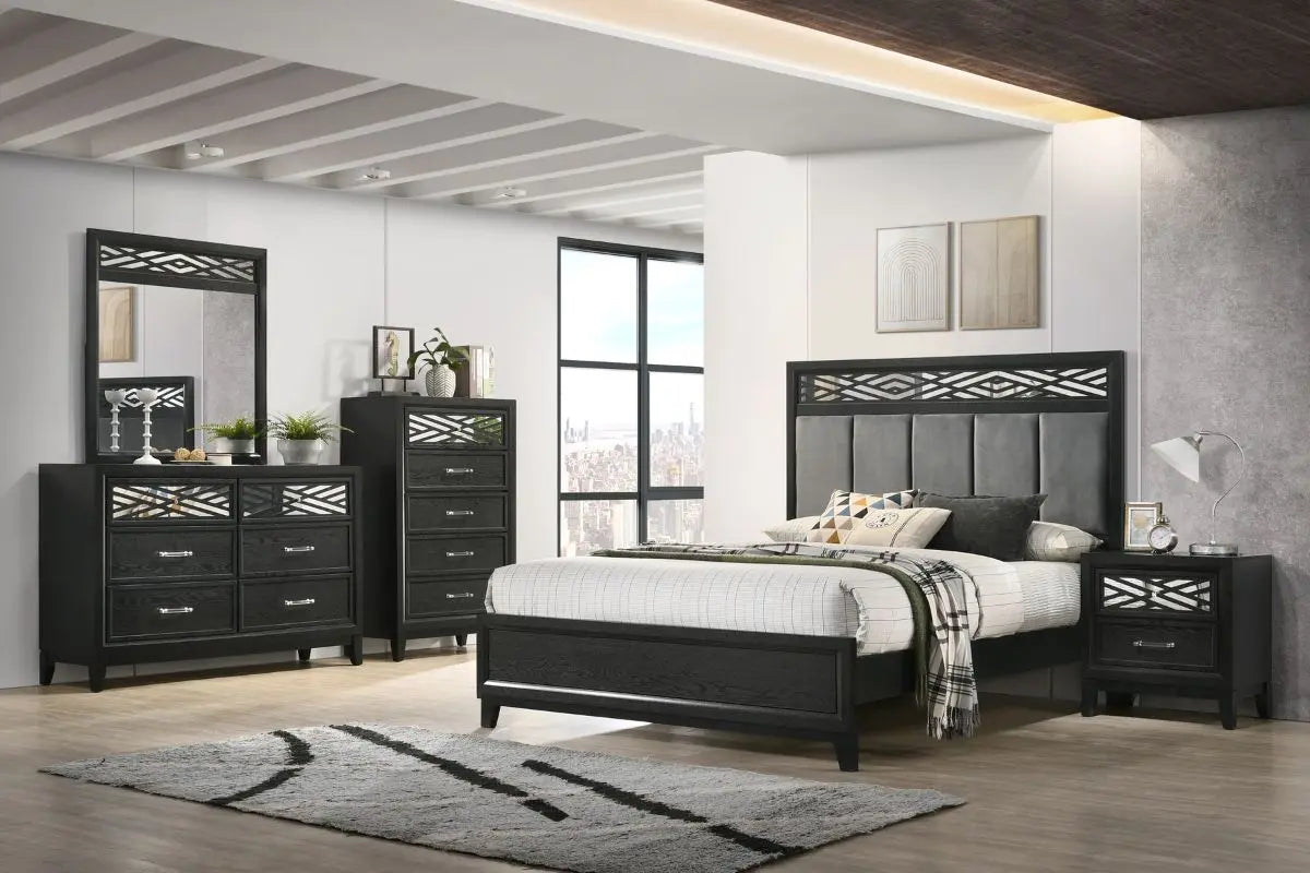 Obsidian 4 Piece Panel Bedroom Set | Bedroom Sets | Bedroom Mor Furniture Obsidian 4 Piece Panel Bedroom Set | Bedroom Sets | Bedroom Mor Furniture