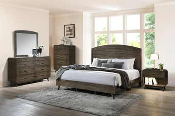 REXB00003:Rex Panel Bed & Dresser & Mirr, Styled