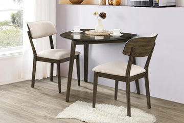 REXDIN007:Rex Corner Dining Table & 2 Ch, Styled