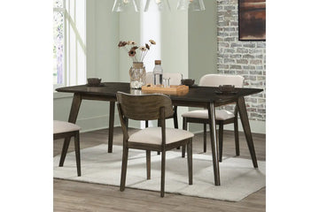 REXDIN001:Rex Dining Table & 6 Chairs, Styled