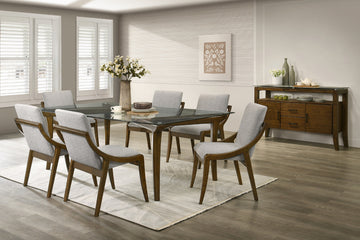 SOLARA006:Solara Dining Table & 6 Chairs, Styled