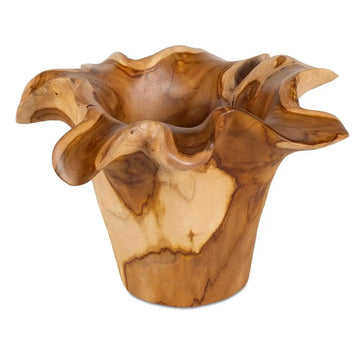 025624272:Teakflow Tray Or Canister,