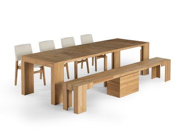 TRANSFM02:Transformer Dining Table & 4 C,