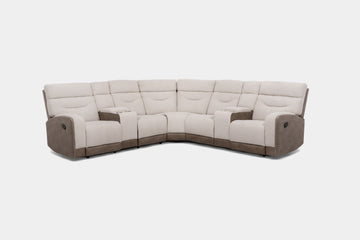 VESPID005:Vespid 3 Piece Reclining Sectional, Angled