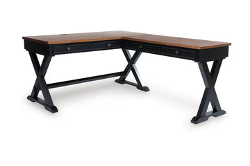 WILDEND20:Wildenauer Office Desk, AngledAngle
