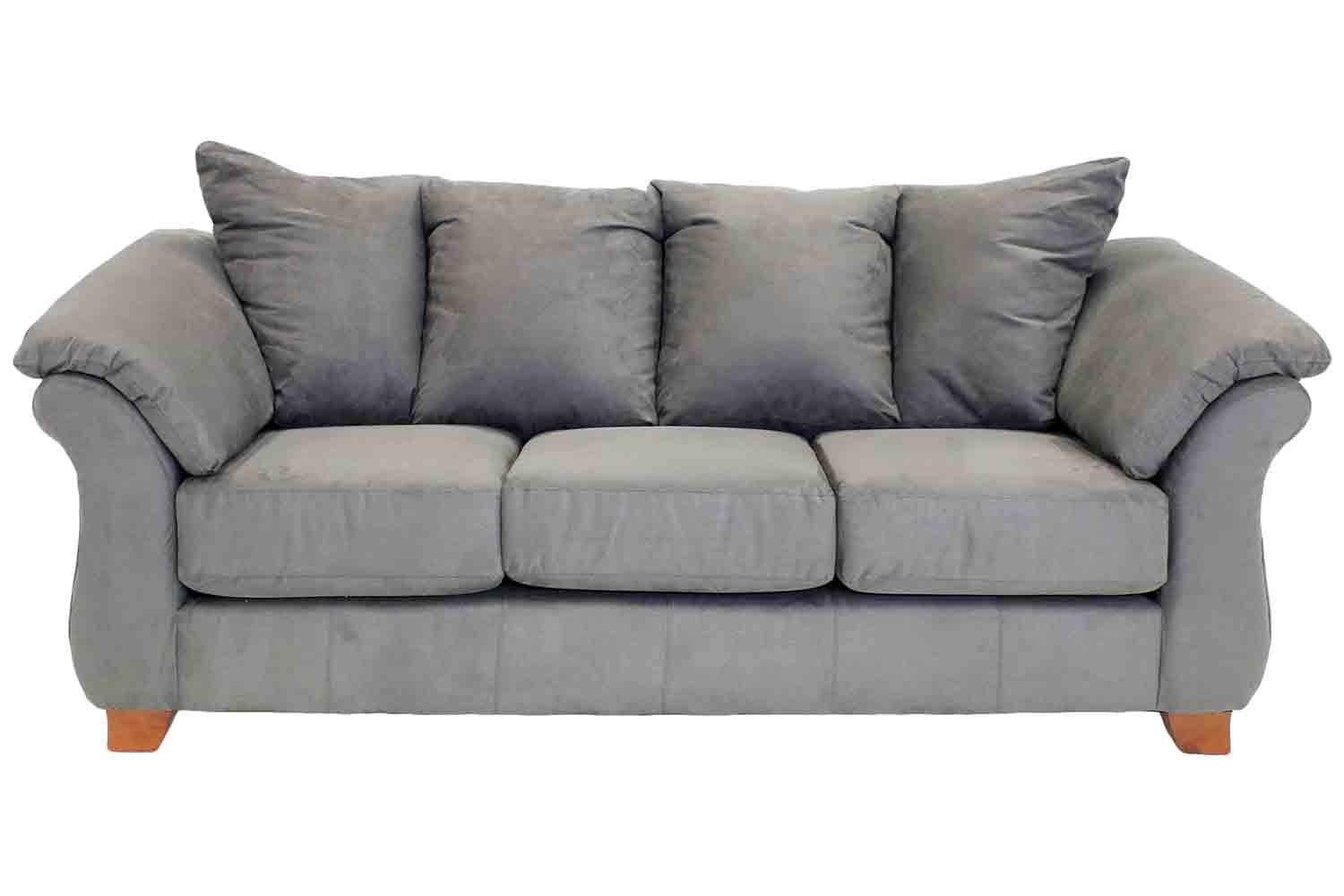 Shasta Charcoal Sofa Mor Furniture for Less