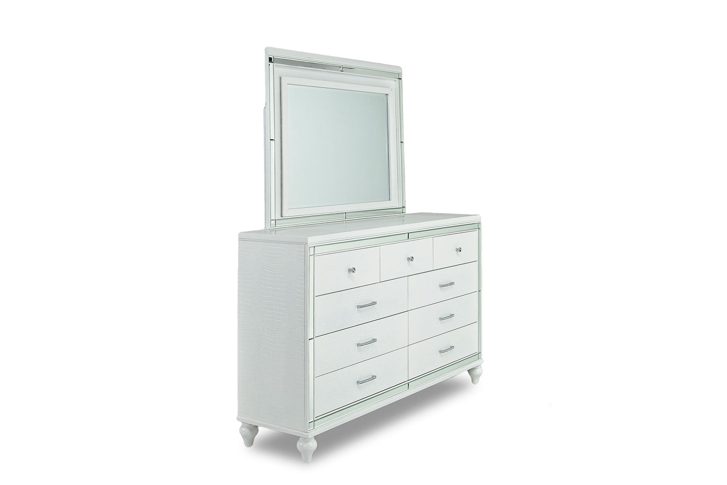 654365786:Valentino Mirror in White, Image 2