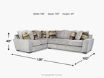 021205311:Oracle Tux Sofa Sectional, 