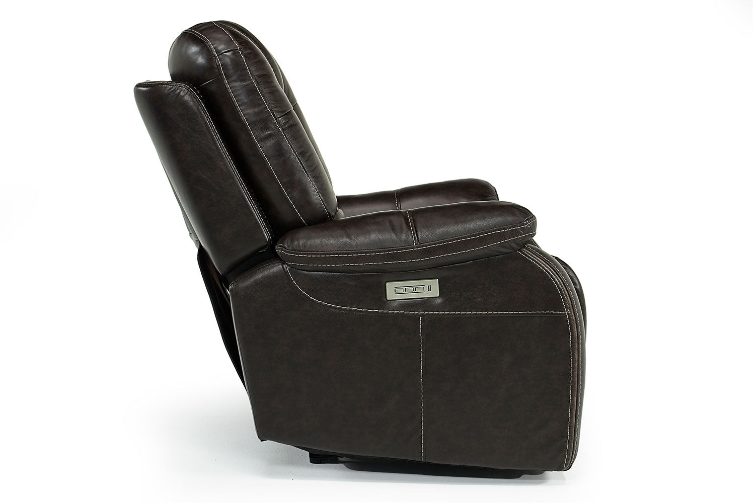 037449194:Malibu 3 Power Recliner in Chocolate Leather, Image 4