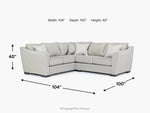 039798840:Brazil Tux Loveseat Sectional, 