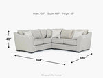 039798840:Brazil Tux Loveseat Sectional,
