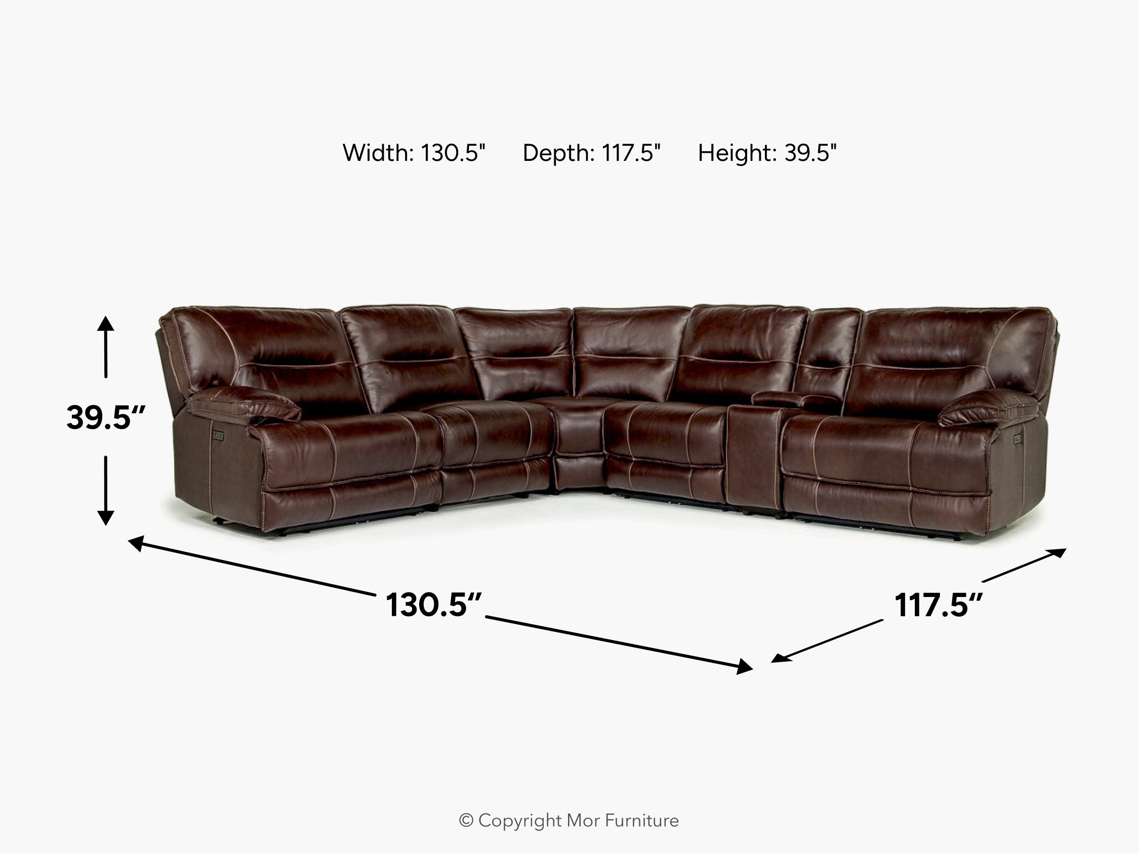 057028732:Retreat 6 Piece Power Sectiona, 
