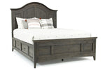 371068067:Bay Creek Arch Panel Bed w/ Storage in Graphite, Eastern King, Image 1