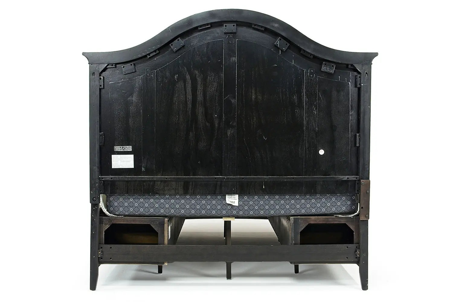 371068067:Bay Creek Arch Panel Bed w/ Storage in Graphite, Eastern King, Image 4