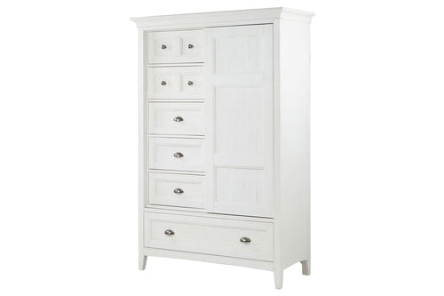 101749026:Bay Creek Chest w/ Door in White, Image 1