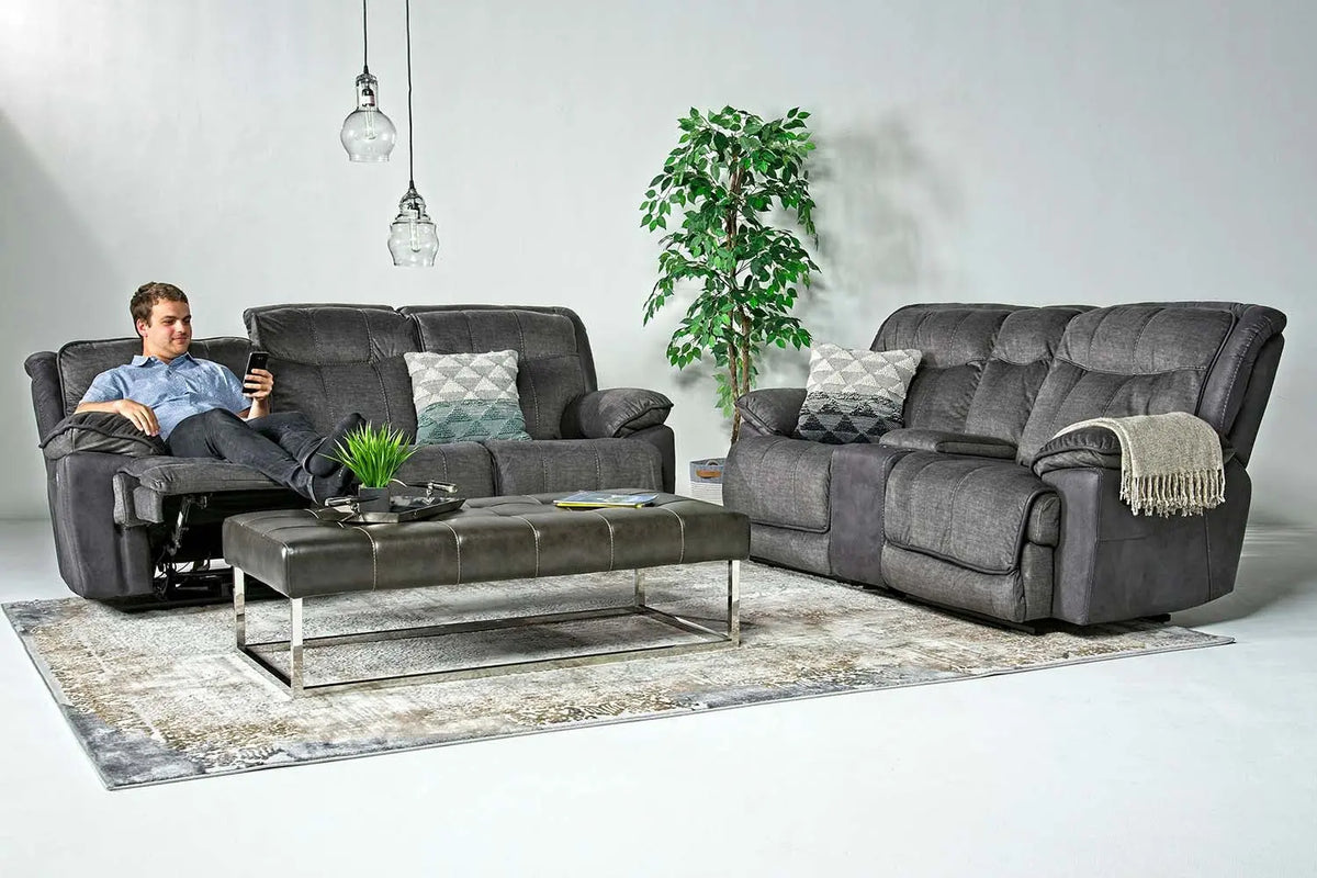 369961881:Bubba Reclining Loveseat in Graphite, Image 7