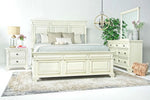 031697152:Calloway Panel Bed in White, Queen, Image 2