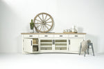 652872075:Americana Media Console in White, 92 Inch, Image 5