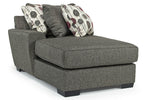 158942333:Oracle 1 Arm Chaise in Titanium, Left Facing, Image 1