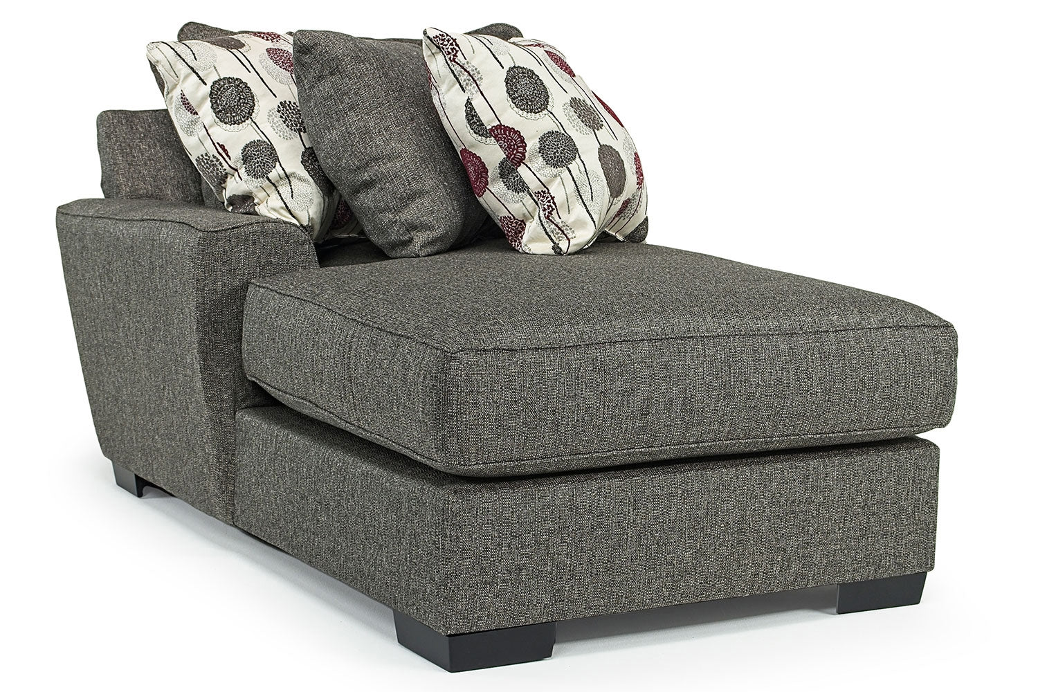 158942333:Oracle 1 Arm Chaise in Titanium, Left Facing, Image 1