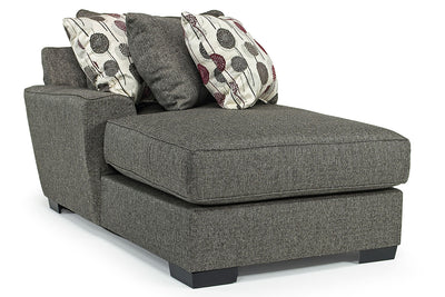 158942333:Oracle 1 Arm Chaise in Titanium, Left Facing, Image 1