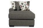 158942333:Oracle 1 Arm Chaise in Titanium, Left Facing, Image 2
