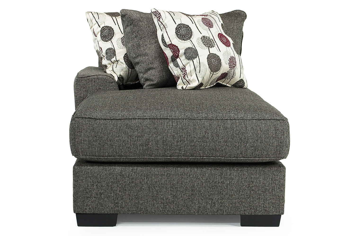 158942333:Oracle 1 Arm Chaise in Titanium, Left Facing, Image 2