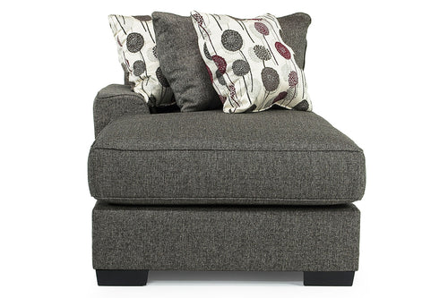 158942333:Oracle 1 Arm Chaise in Titanium, Left Facing, Image 2