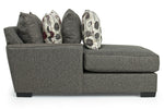 158942333:Oracle 1 Arm Chaise in Titanium, Left Facing, Image 3