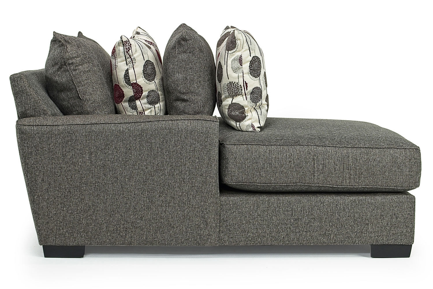 158942333:Oracle 1 Arm Chaise in Titanium, Left Facing, Image 3