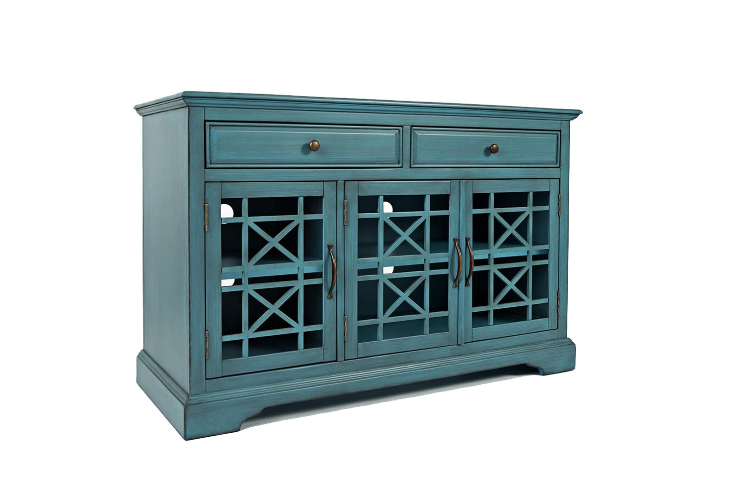 649625603:Skyy Media Console in Light Blue, 50 Inch, Image 1
