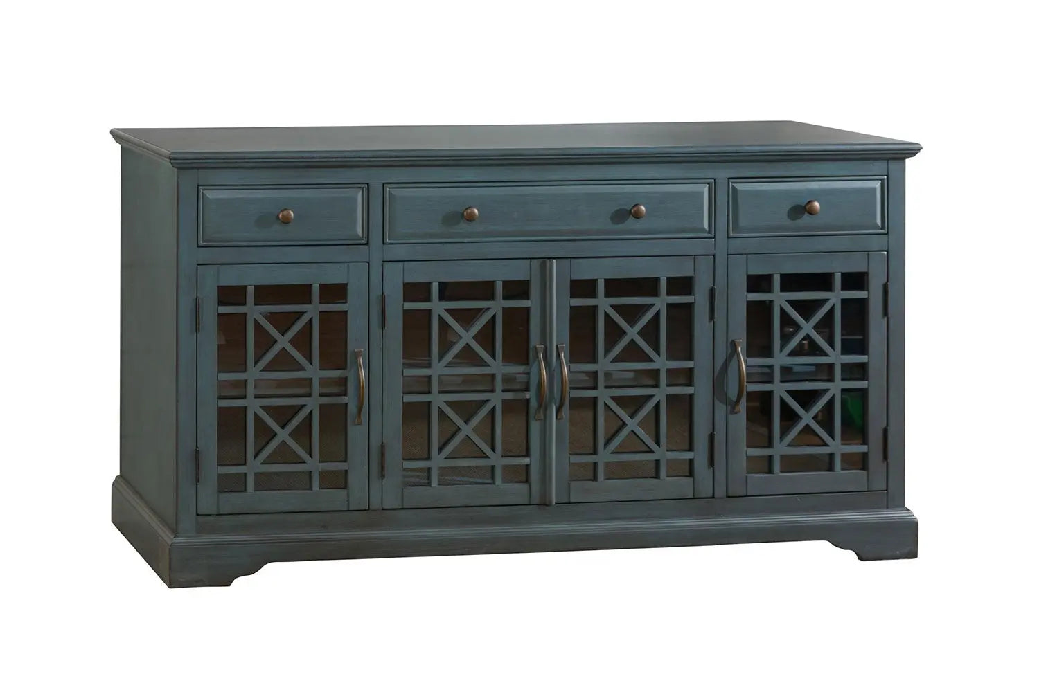 736002868:Skyy Media Console in Light Blue, 60 Inch, Image 1