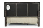 329905657:Cagney Upholstered Panel Bed w/ Storage in Gray, California King, Image 4