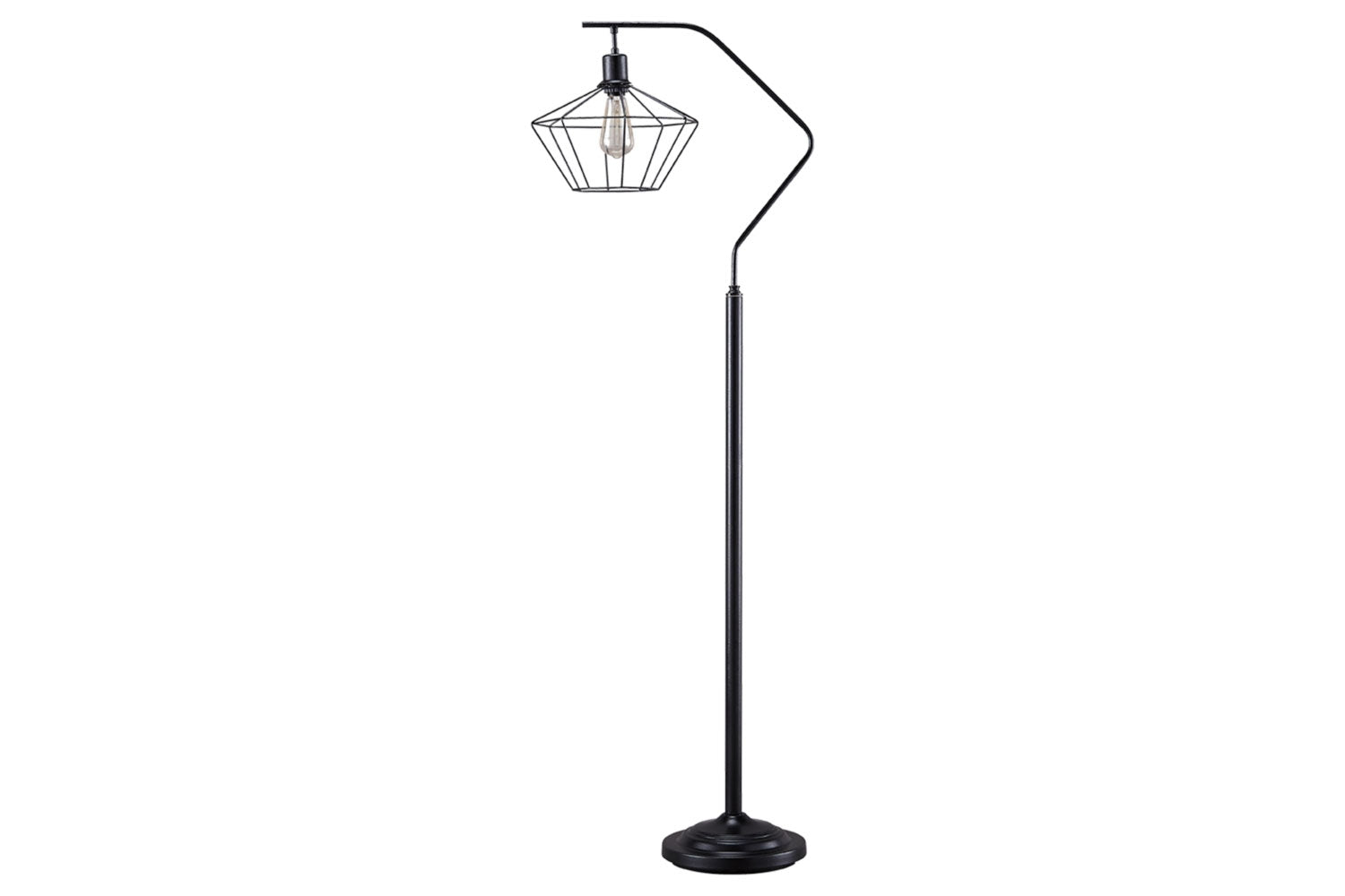 210656003:Makeika Floor Lamp in Black, Image 1