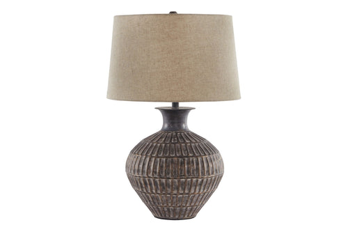 210656004:Magan Table Lamp in Antique Bronze Finish, Image 1
