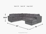 218054742:Claire Full Pullout Tux Chaise, 