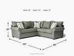 231315371:Cordoba Tux Loveseat Sectional, 