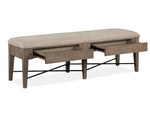 237630063:Bay Creek Counter Height Bench in Dovetail Gray, Image 2