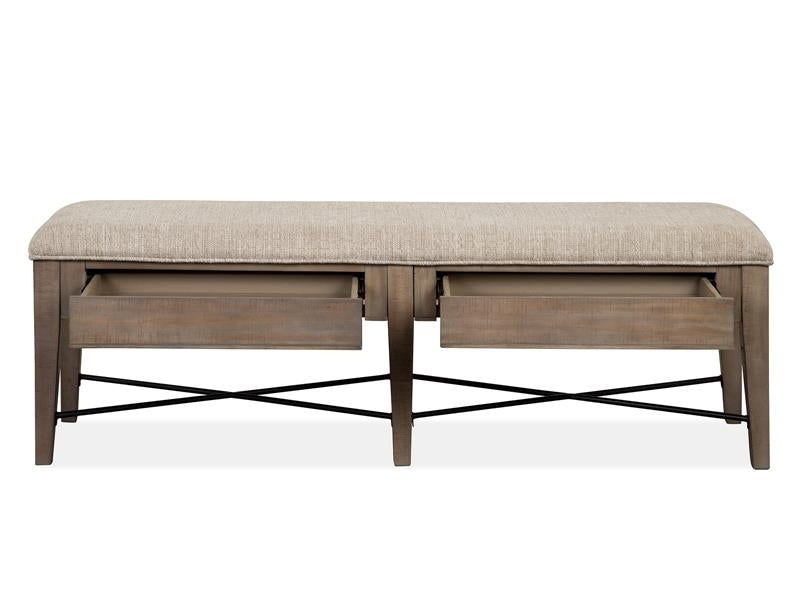 237630063:Bay Creek Counter Height Bench in Dovetail Gray, Image 4