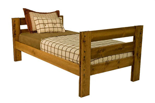 257511068:Young Pioneer Captain Bed in Natural, Twin, Image 1